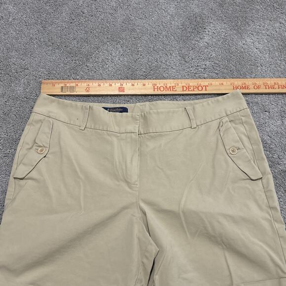 Brooks Brothers Advantage Chino Womens Khaki Shorts Size 16 - Picture 4 of 5